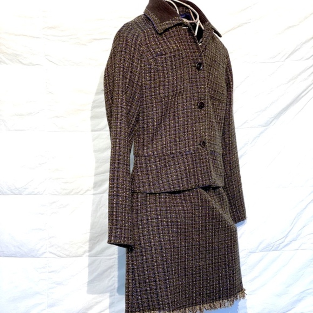 ISDA & CO tweed suit with fringe - Picture 3 of 7